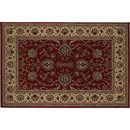 Sphinx By Oriental Weavers Area Rugs, Ariana 130/8 5X8 Rectangle - Red/ Ivory-Polypropylene A130/8160235ST